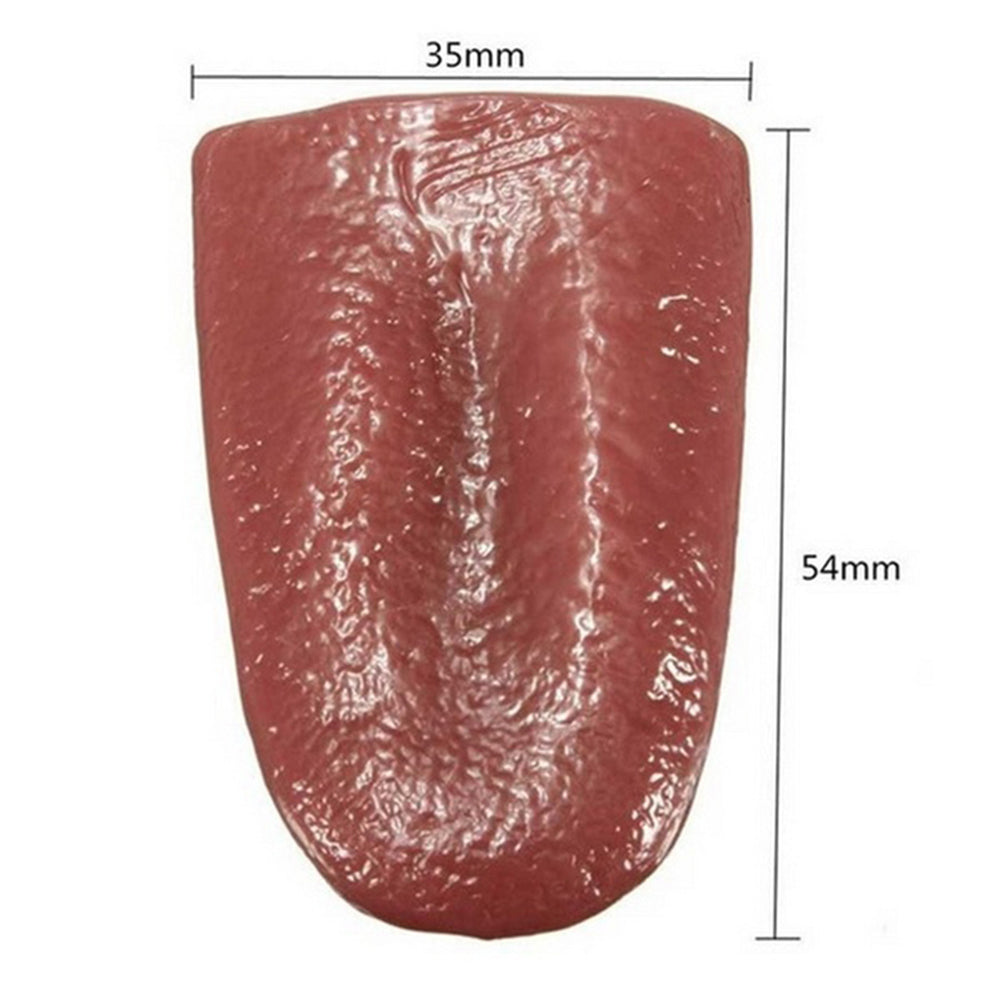 Realistic Fake Tongue Prank Prop – Stretchable Halloween Magic Trick