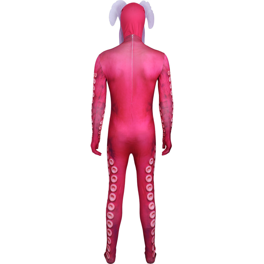 Pink Tentacle Sea Monster Full-Body Halloween Costume