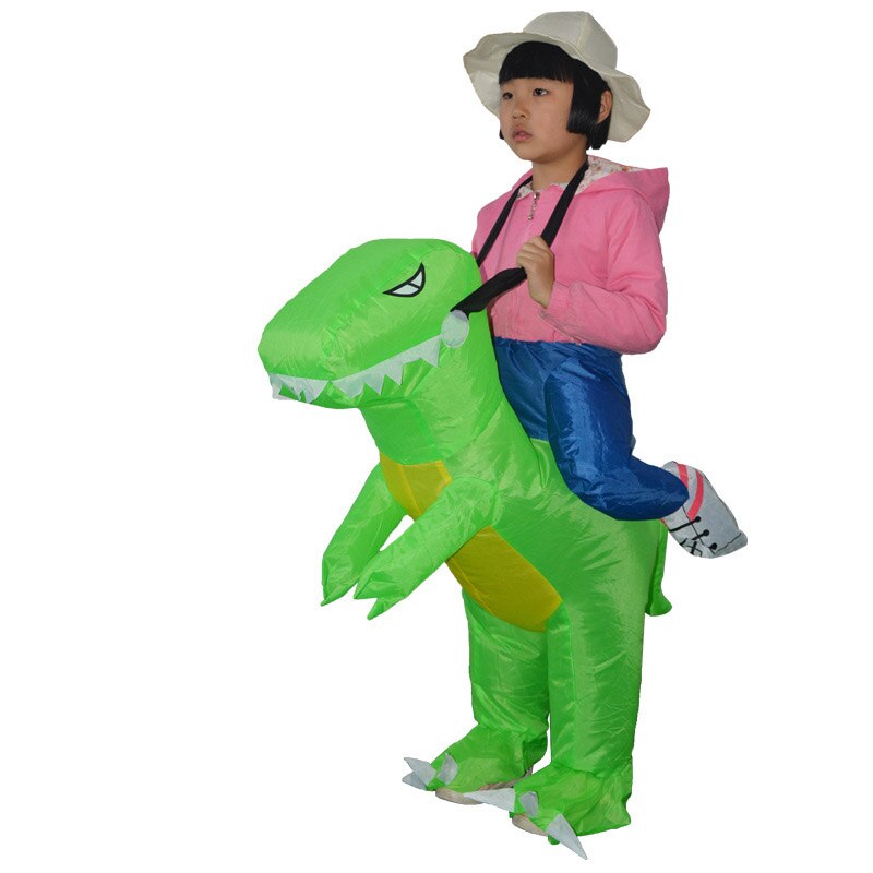 Inflatable Dinosaur Rider Halloween Costume