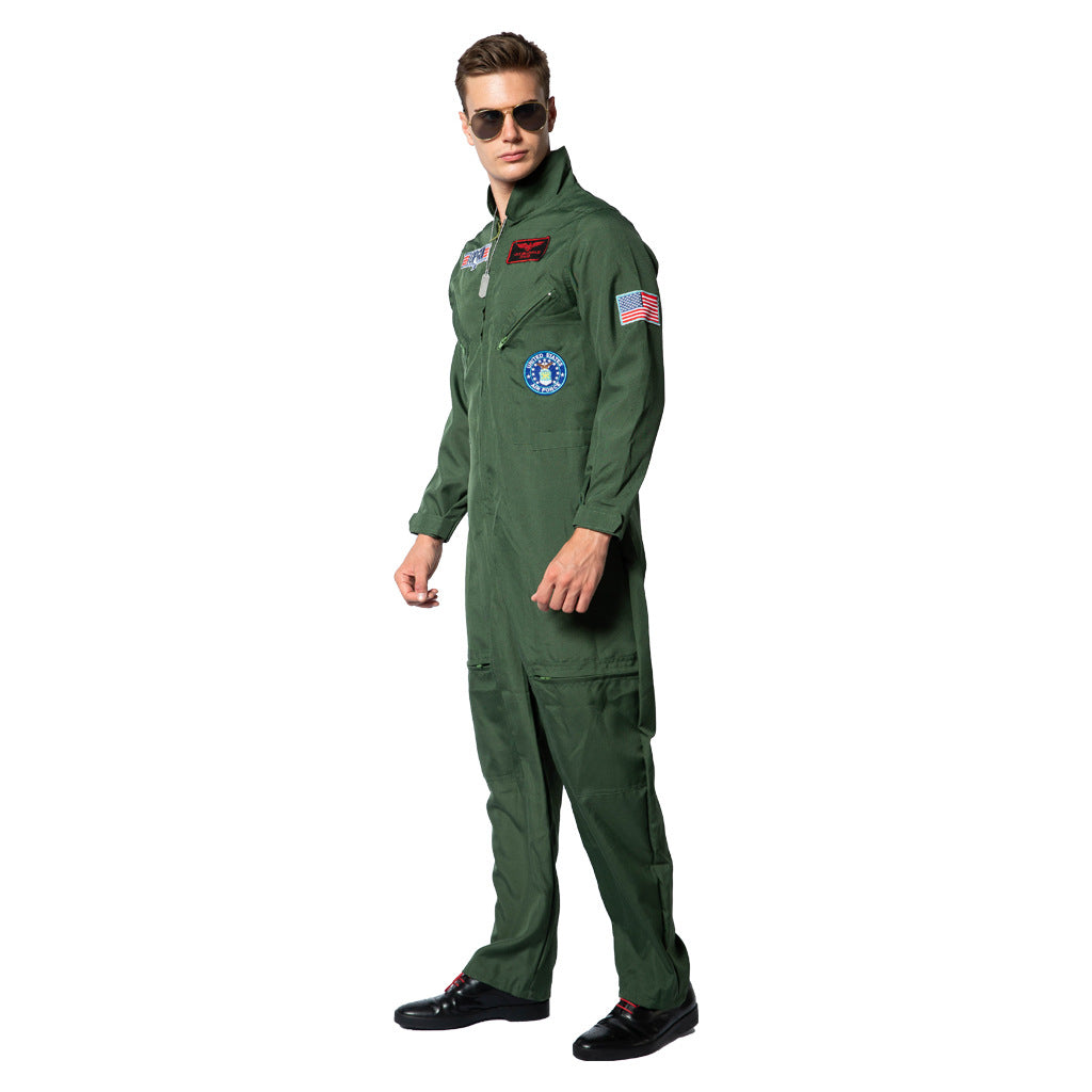Top Gun-Inspired Pilot Halloween Costume