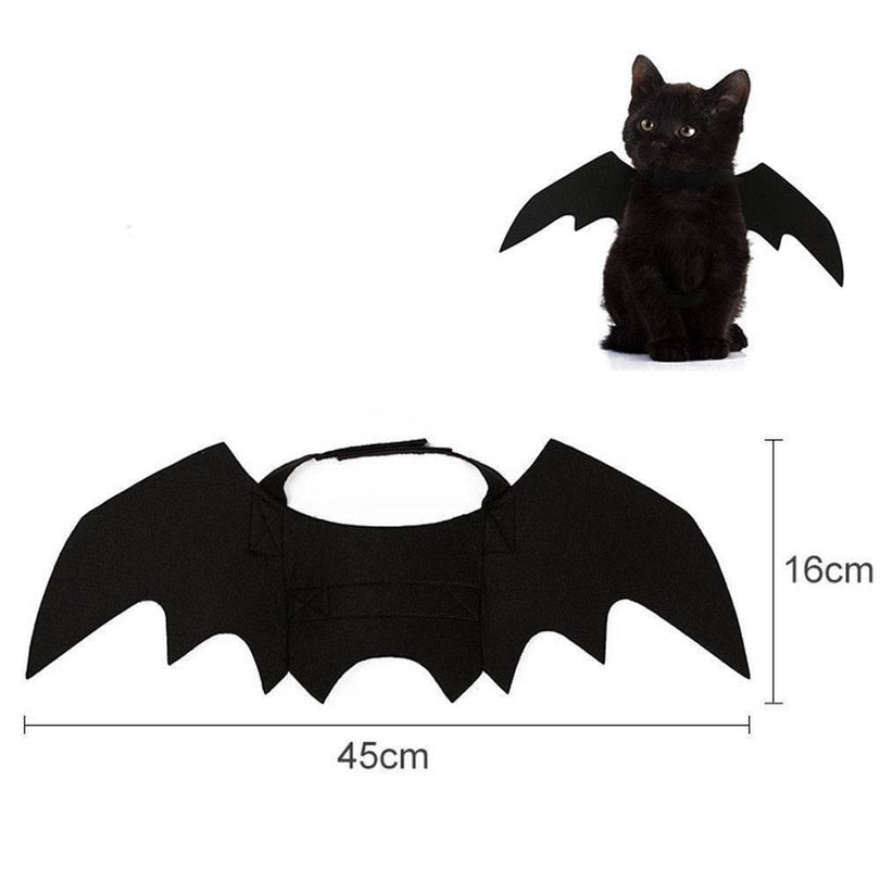 Halloween Bat Wings Costume for Cats