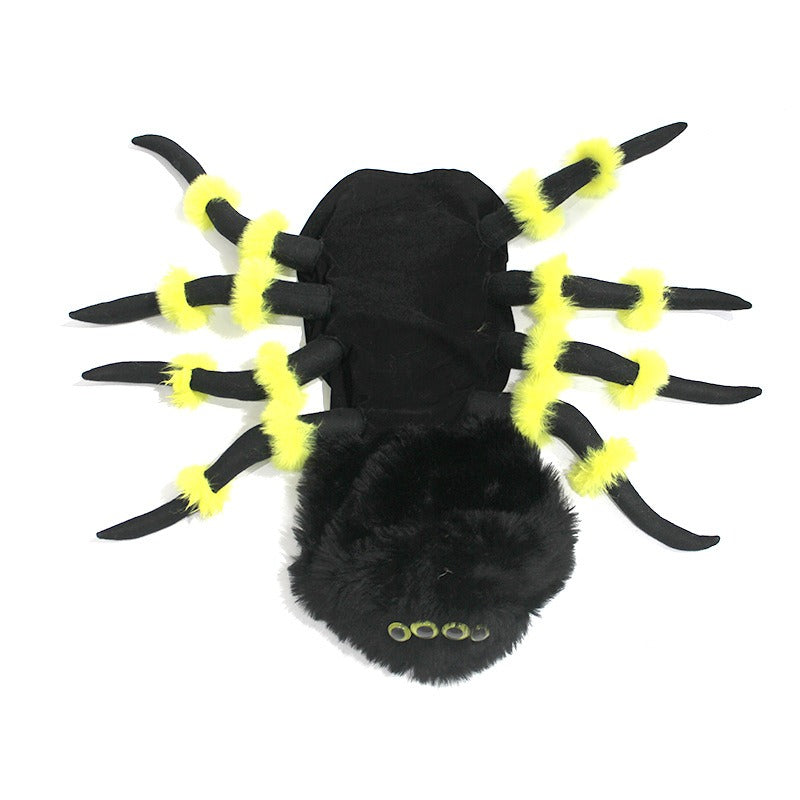 Giant Spider Dog Halloween Costume – Creepy Spider Transformation Outfit S–3XL