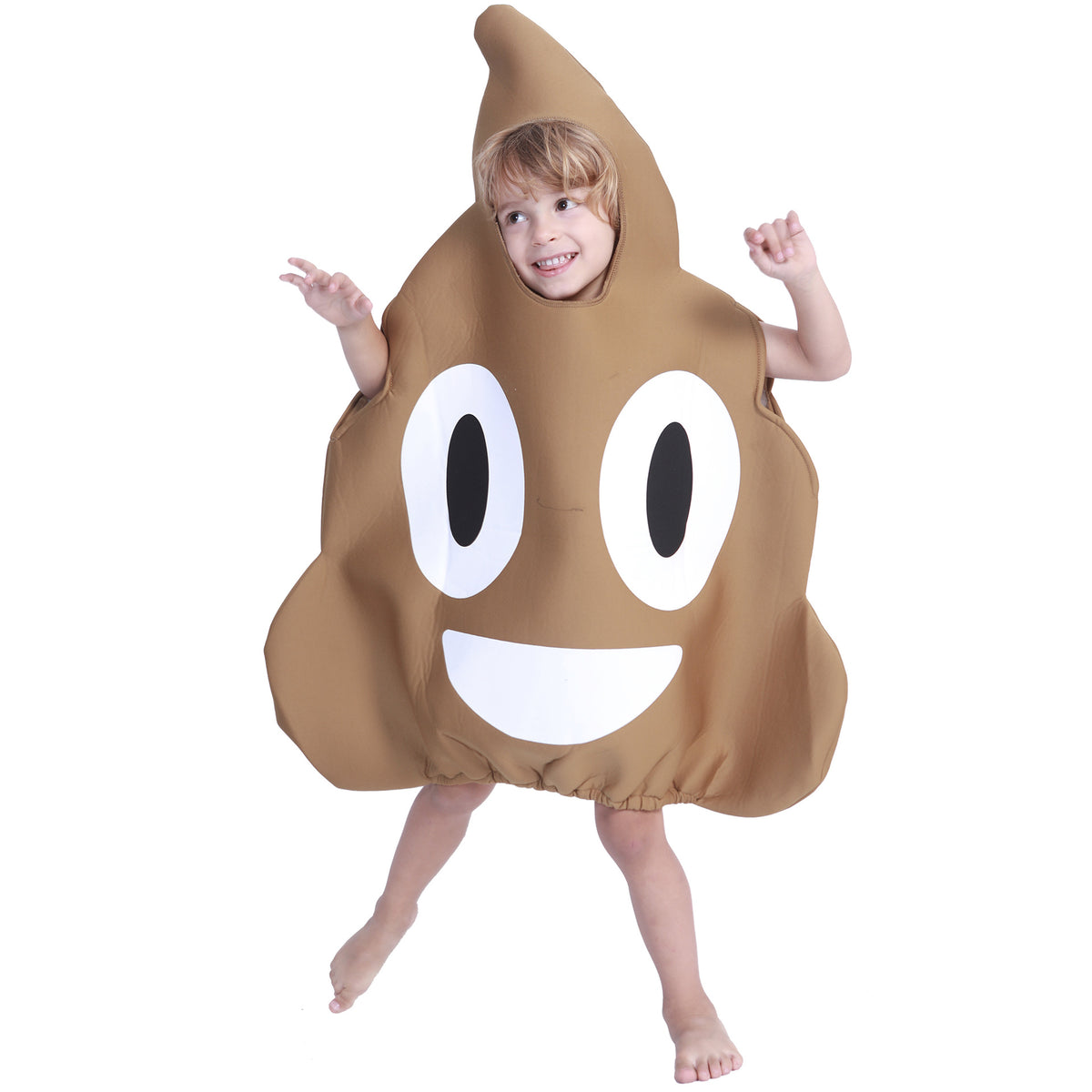 Funny Poop Emoji Halloween Costume for Kids