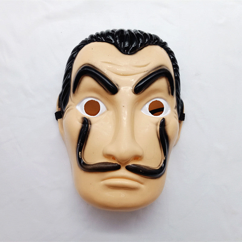 Dali Red Money Heist Halloween Costume – One-Piece Clown Cosplay Jumpsuit