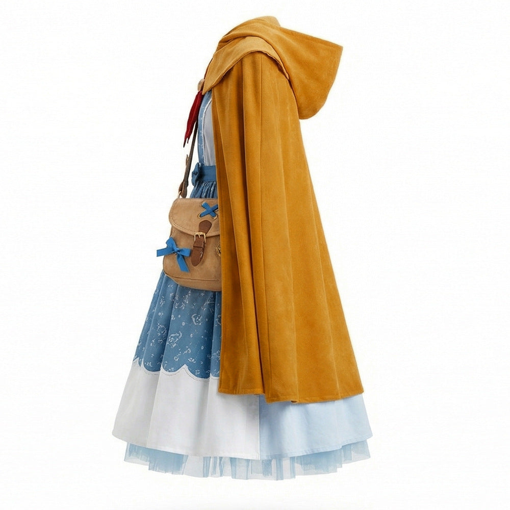 Stranger Things 5 Holly Halloween Cosplay Dress – Kids Blue & Yellow Costume