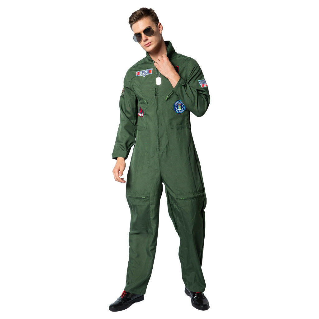 Top Gun-Inspired Pilot Halloween Costume