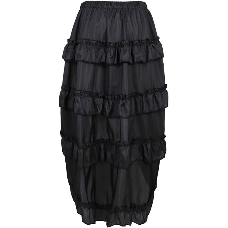 Halloween Pirate Performance Skirt – Long Folk Dance & Costume Skirt S–6XL