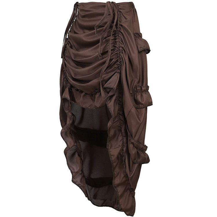 Halloween Pirate Performance Skirt – Long Folk Dance & Costume Skirt S–6XL