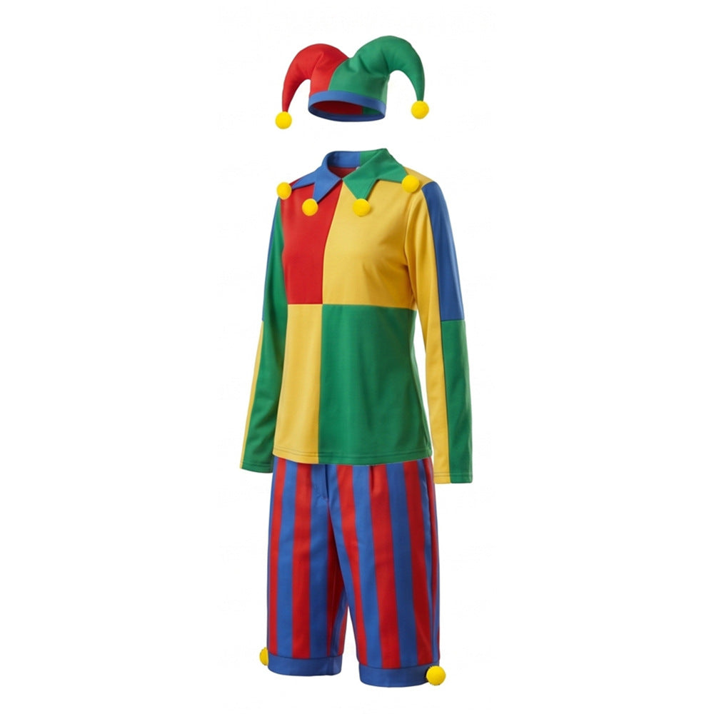 Nightmare Clown Halloween Costume - Unisex Kids & Adult Cosplay Set