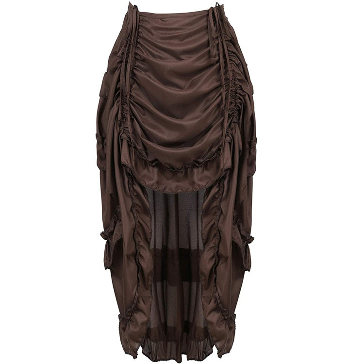 Halloween Pirate Performance Skirt – Long Folk Dance & Costume Skirt S–6XL