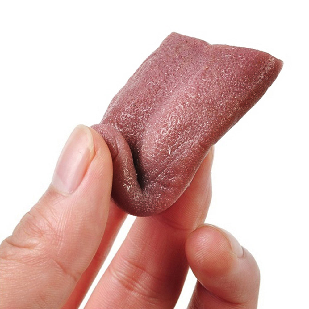 Realistic Fake Tongue Prank Prop – Stretchable Halloween Magic Trick
