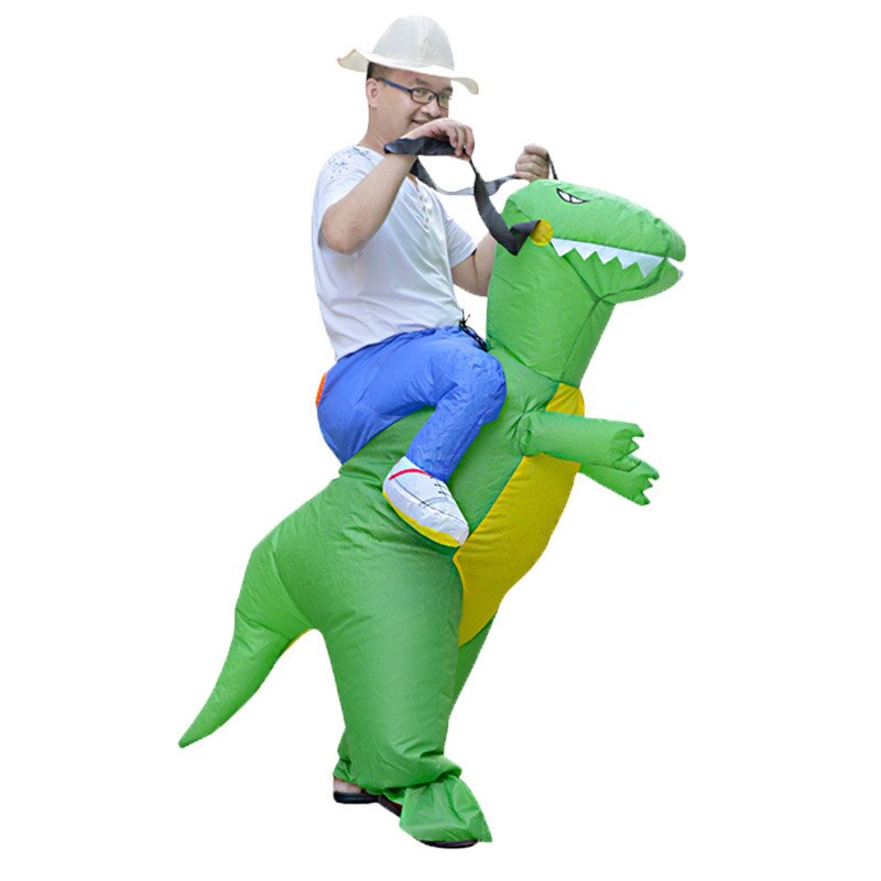 Inflatable Dinosaur Rider Halloween Costume