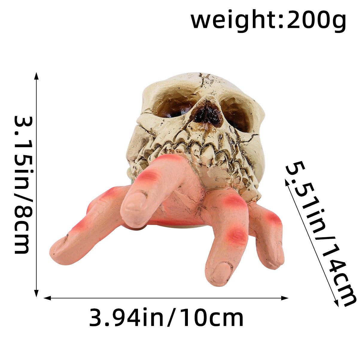 Skull Hand Halloween Decoration