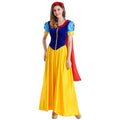Snow White-Inspired Halloween Costume – Fairy Tale Dress with Headdress S–4XL