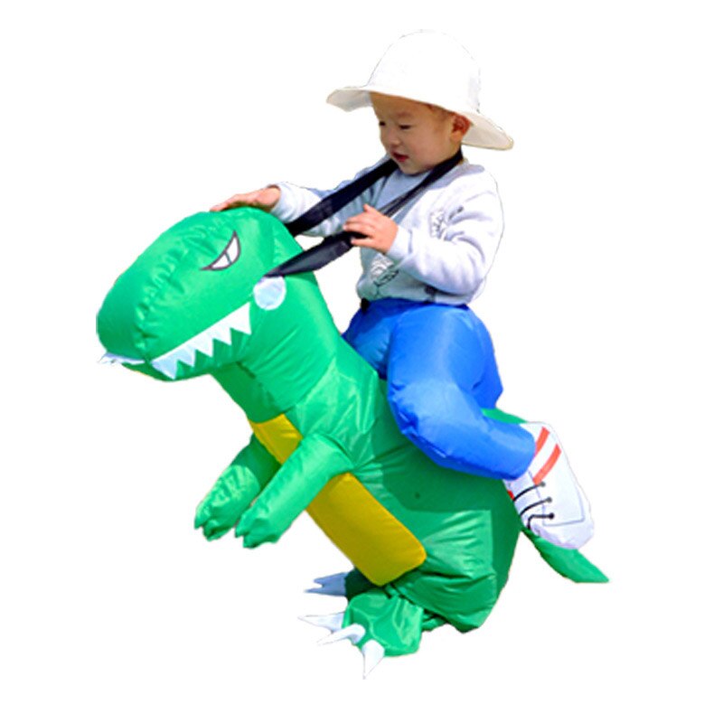 Inflatable Dinosaur Rider Halloween Costume