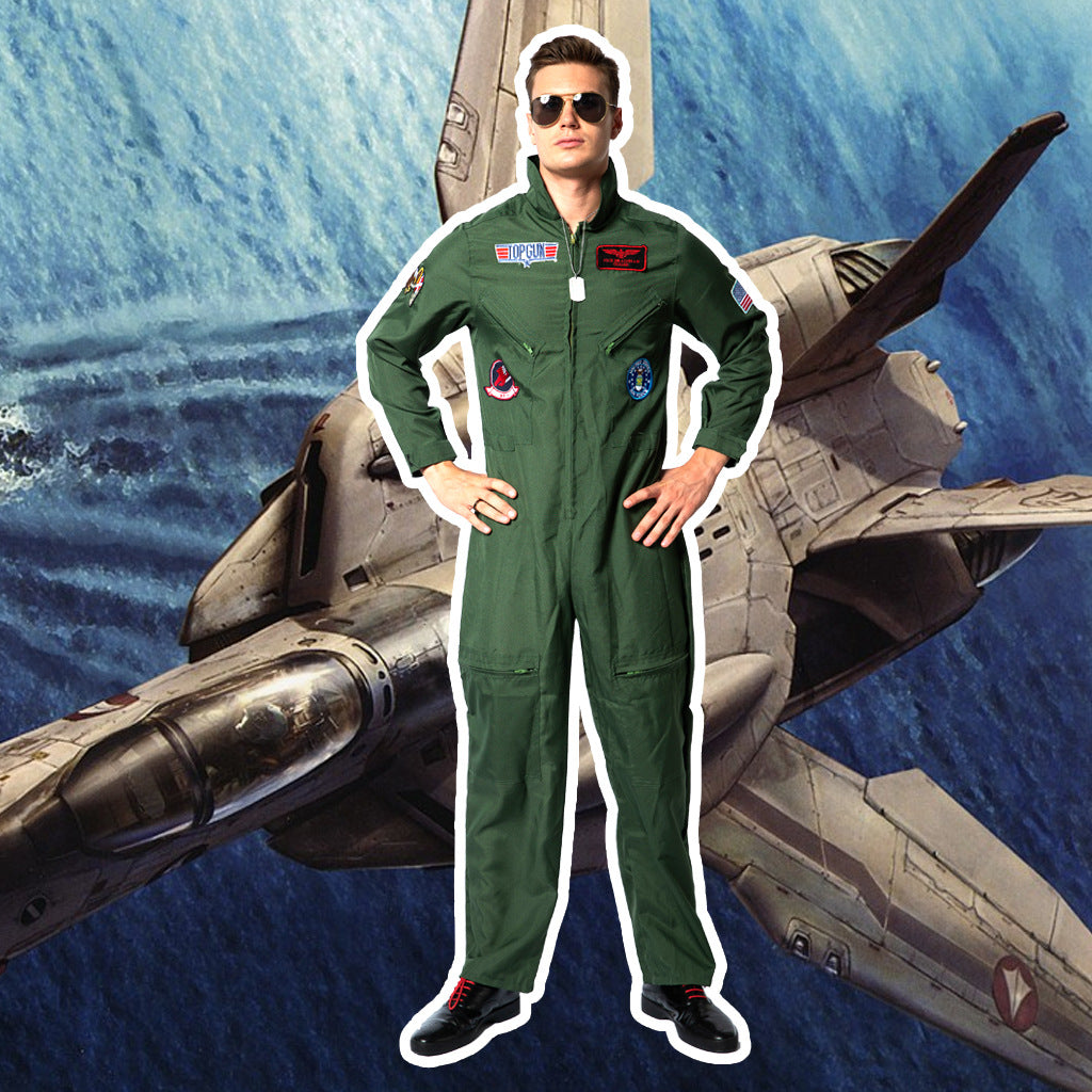 Top Gun-Inspired Pilot Halloween Costume