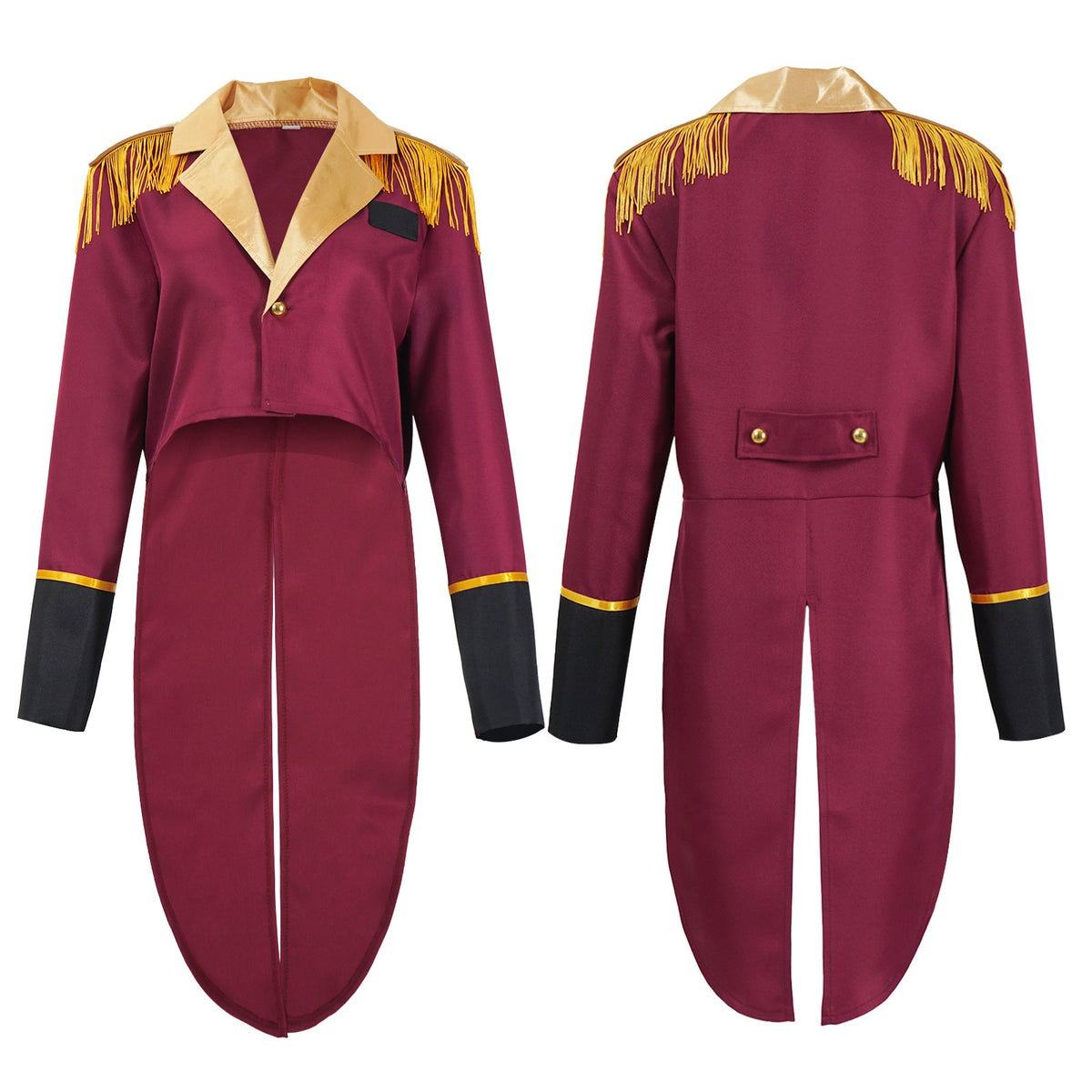 Vintage Circus Ringmaster Tailcoat Halloween Costume