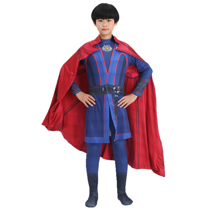 Doctor Strange Kids Halloween Costume – Superhero Clothes & Cape Cosplay Outfit