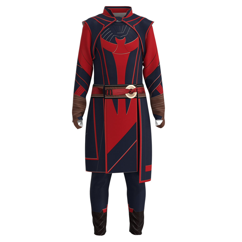 Doctor Strange Kids Halloween Costume – Boys Superhero Cosplay Outfit with Top & Pants