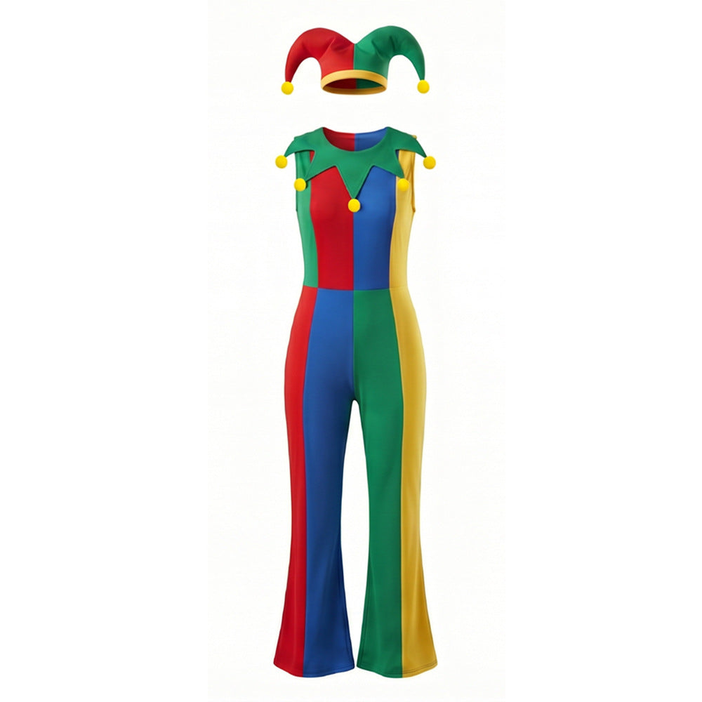 Nightmare Clown Halloween Costume - Unisex Kids & Adult Cosplay Set