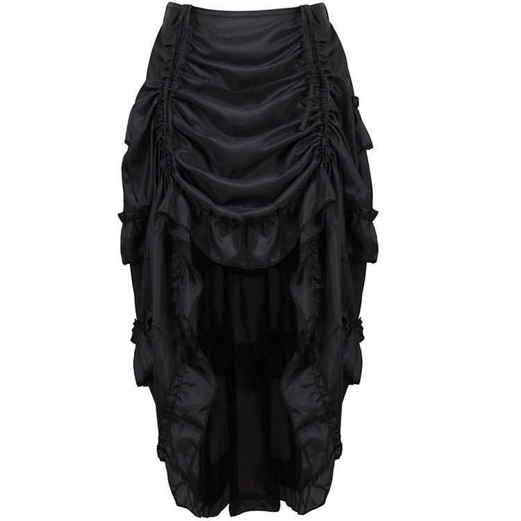 Halloween Pirate Performance Skirt – Long Folk Dance & Costume Skirt S–6XL