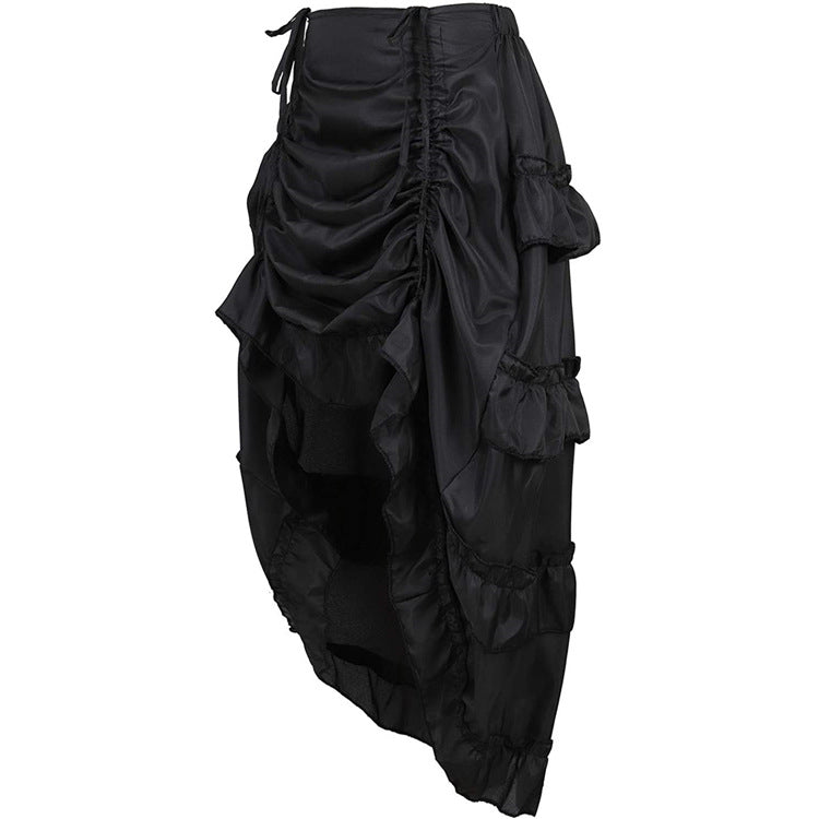 Halloween Pirate Performance Skirt – Long Folk Dance & Costume Skirt S–6XL