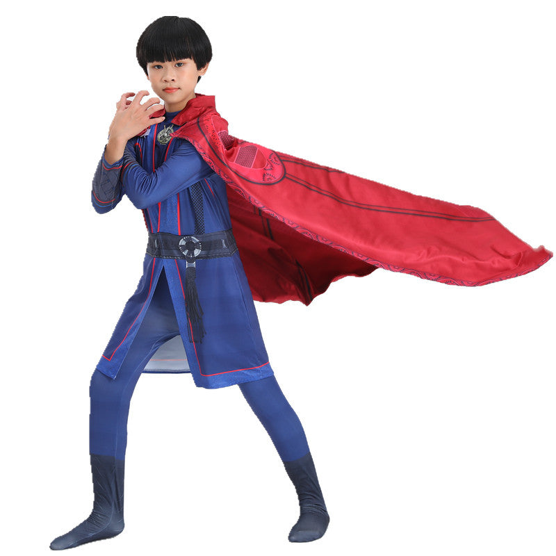 Doctor Strange Kids Halloween Costume – Superhero Clothes & Cape Cosplay Outfit