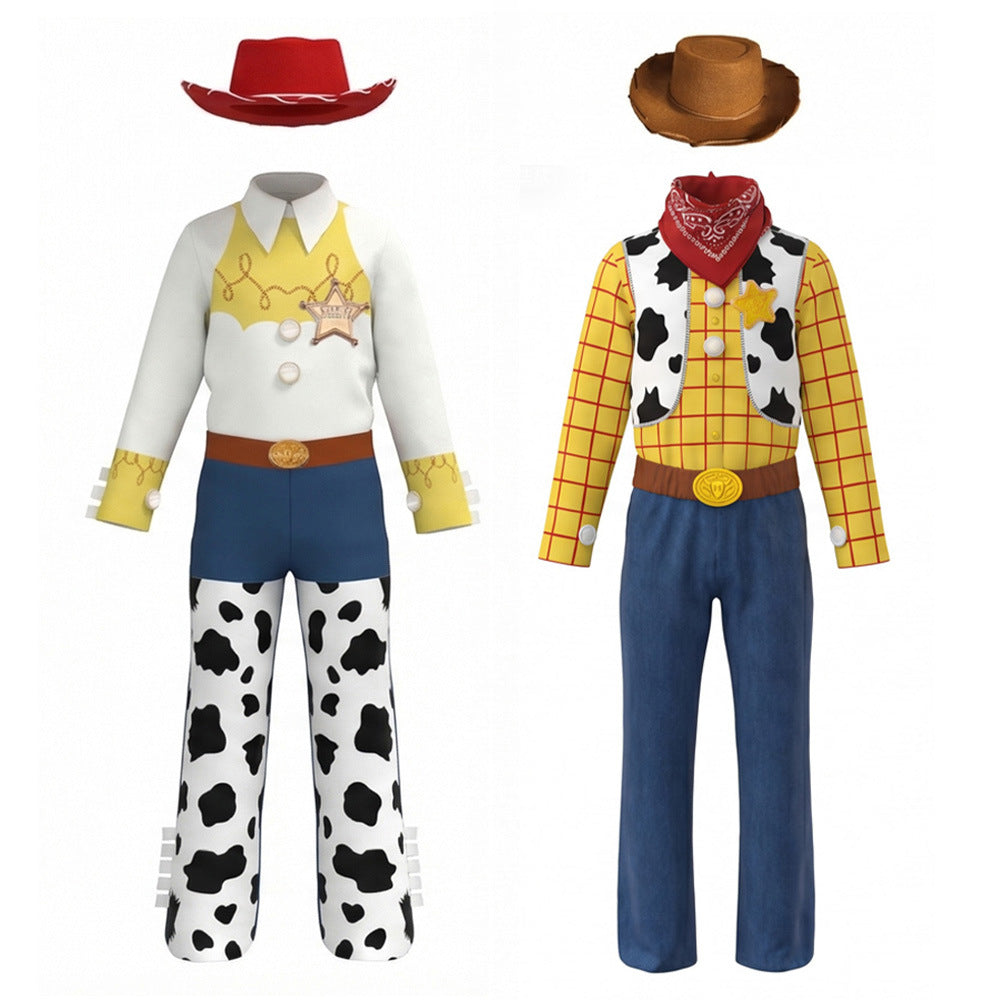 ToToy Story Woody & Jessie Halloween Cosplay Costume – Kids & Family Role-Play Outfit