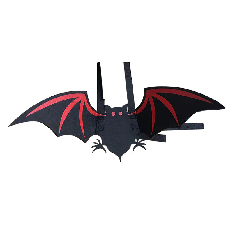 Halloween Pet Bat Wings – Funny Demon & Printed Bat Costume Accessories for Dogs & Cats