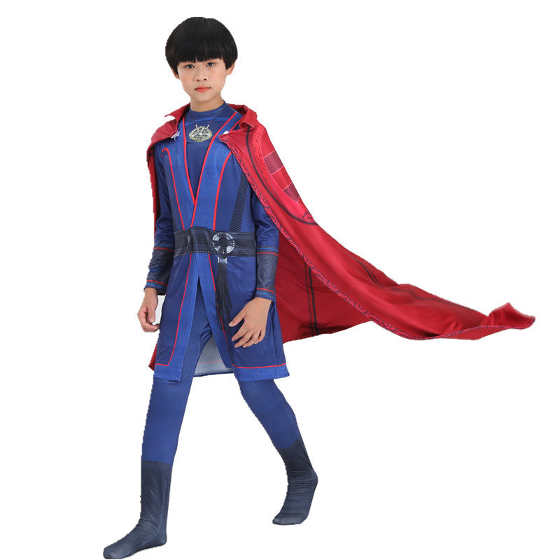 Doctor Strange Kids Halloween Costume – Superhero Clothes & Cape Cosplay Outfit