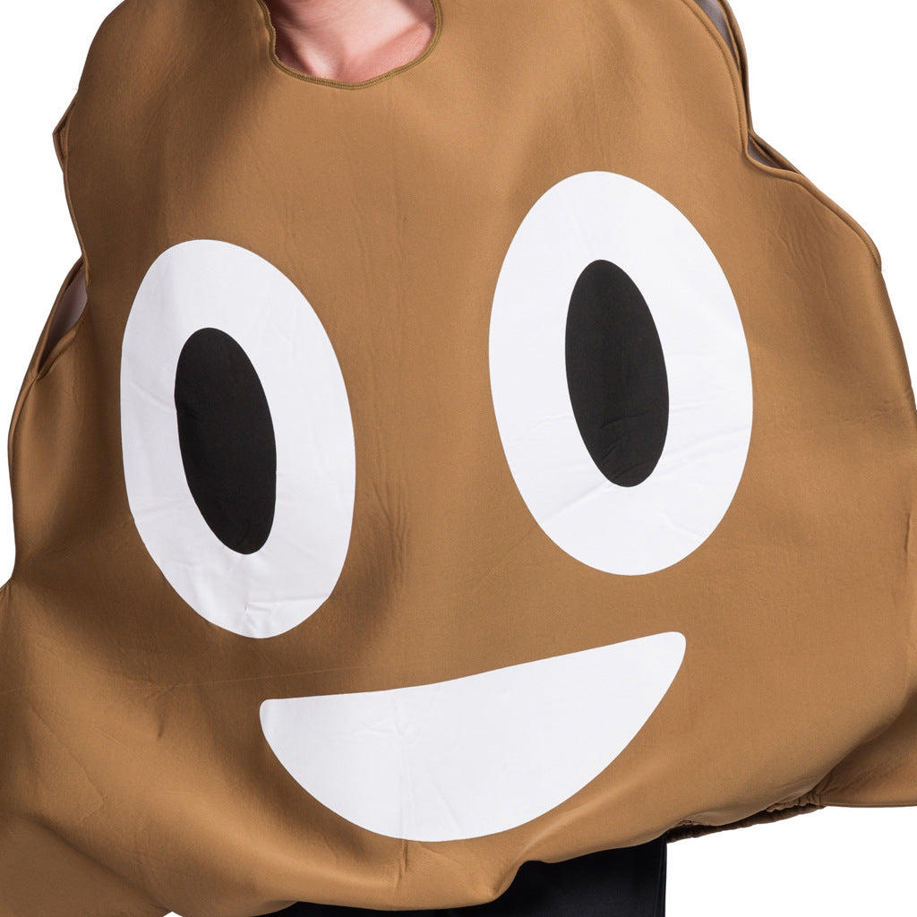 “I AM the SH*T” Poop Emoji Halloween Costume – Funny Adult One-Piece Cosplay Outfit