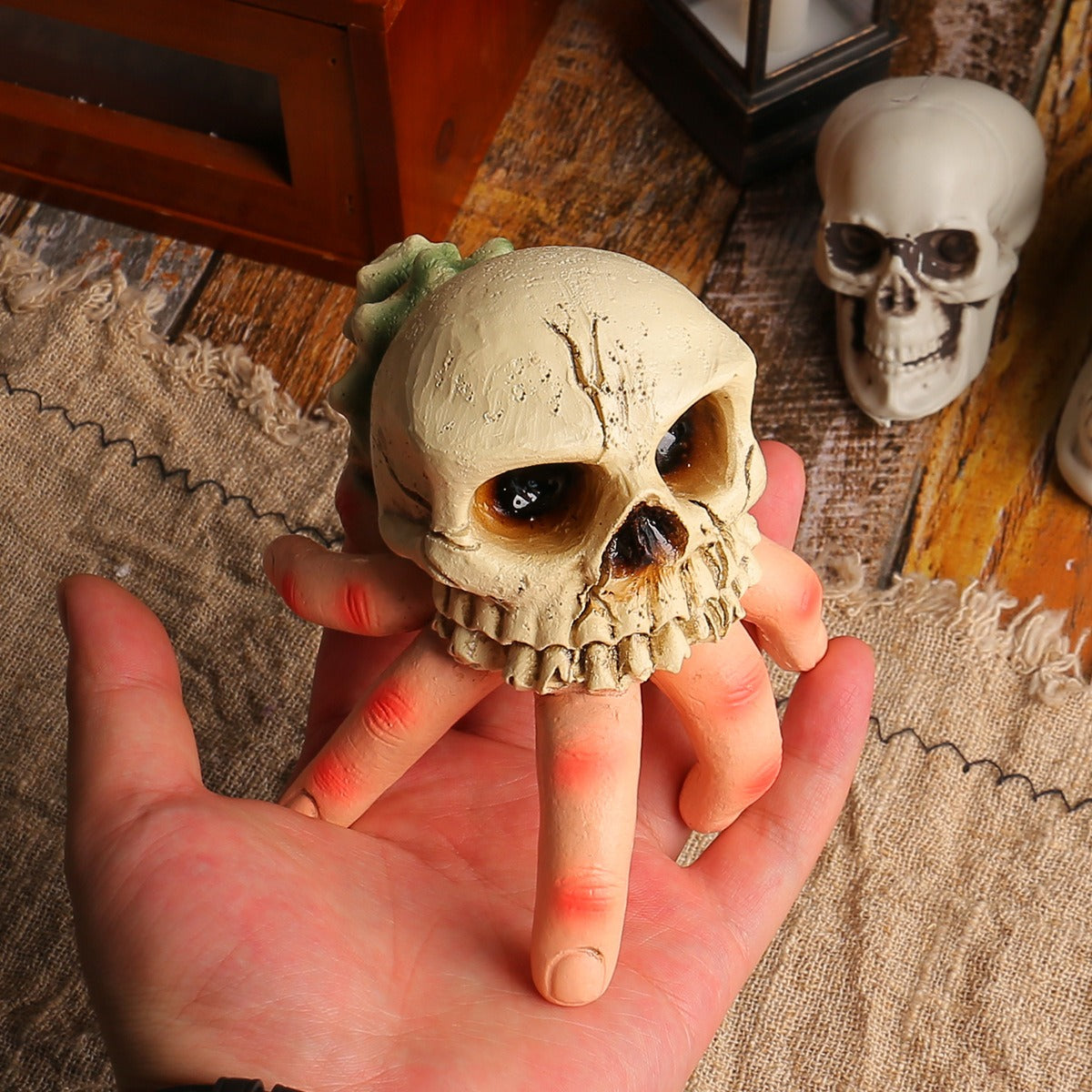 Skull Hand Halloween Decoration