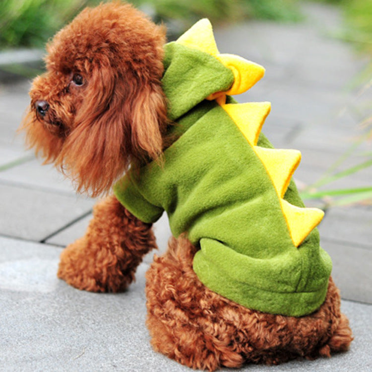 Dinosaur Pet Halloween Costume – Cute Dog & Cat Transformation Outfit