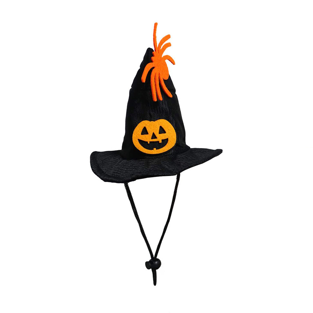 Skull Cat Halloween Costume Set – Pet Hat & Scarf Cape for Dogs & Cats