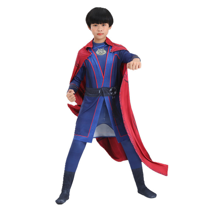 Doctor Strange Kids Halloween Costume – Superhero Clothes & Cape Cosplay Outfit