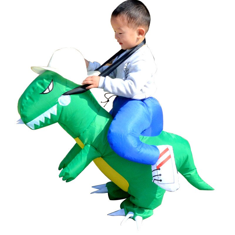 Inflatable Dinosaur Rider Halloween Costume