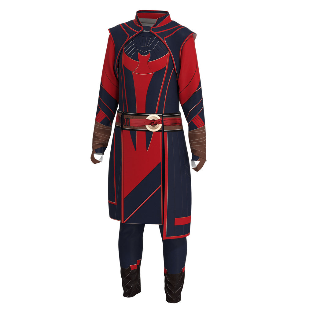 Doctor Strange Kids Halloween Costume – Boys Superhero Cosplay Outfit with Top & Pants