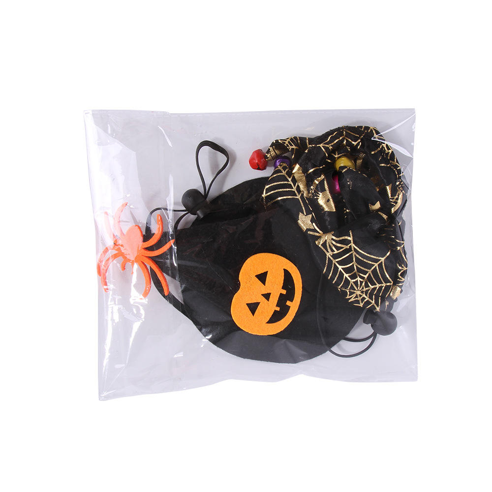 Skull Cat Halloween Costume Set – Pet Hat & Scarf Cape for Dogs & Cats