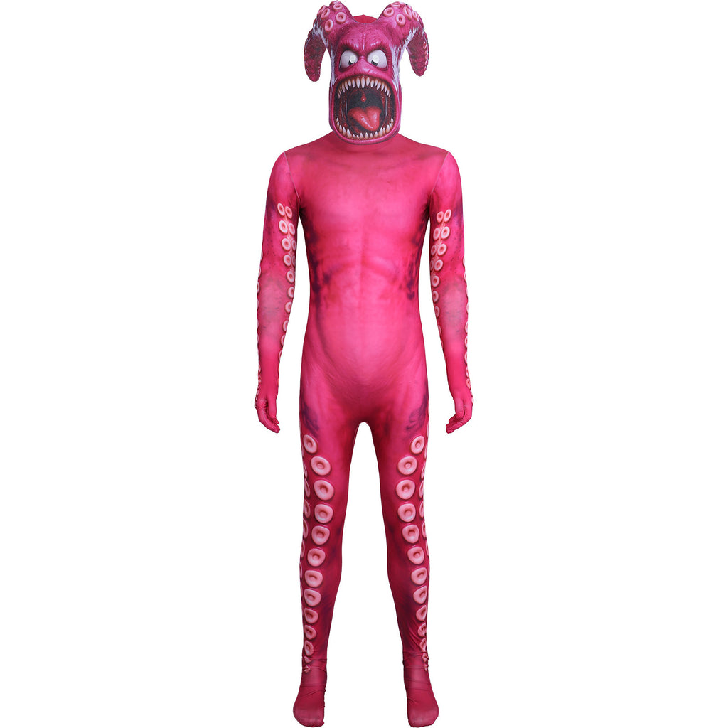 Pink Tentacle Sea Monster Full-Body Halloween Costume