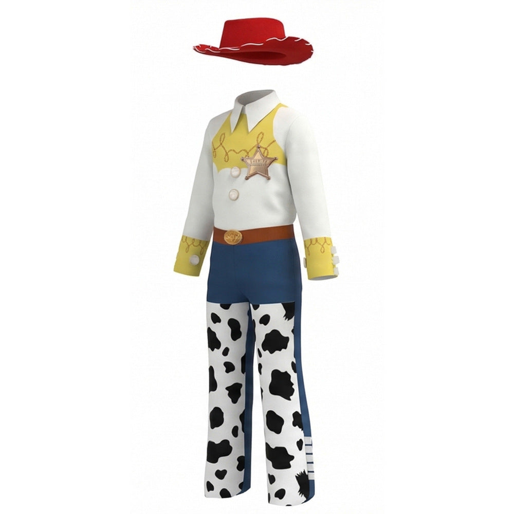 ToToy Story Woody & Jessie Halloween Cosplay Costume – Kids & Family Role-Play Outfit