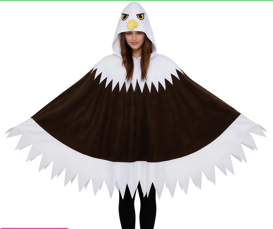 Bird Hooded Cape Halloween Costume