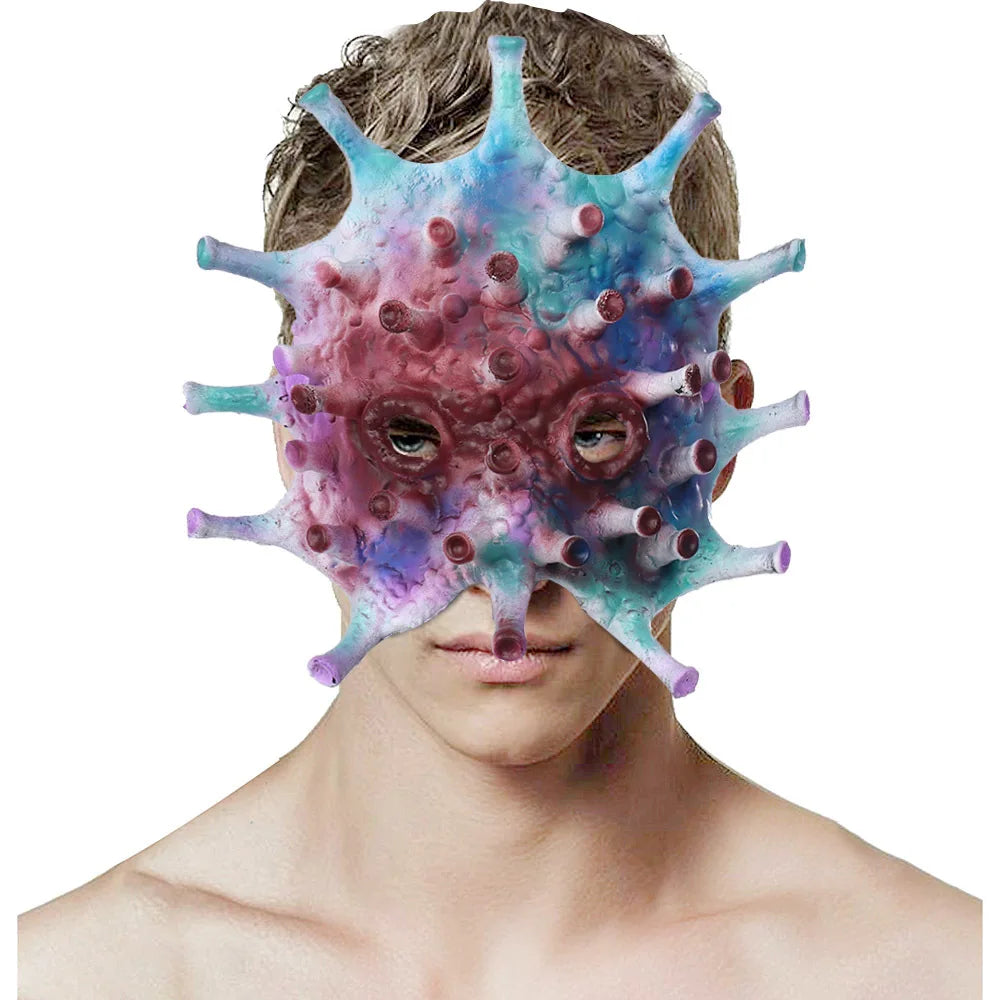 Horror Latex-Style Halloween Mask – Unisex Adult Cosplay & Masquerade Prop