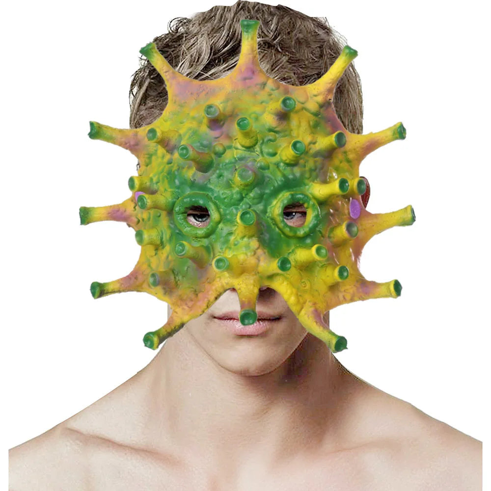 Horror Latex-Style Halloween Mask – Unisex Adult Cosplay & Masquerade Prop